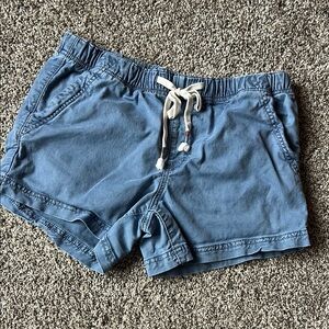 Roxy Light Blue Elastic Waist Shorts Medium